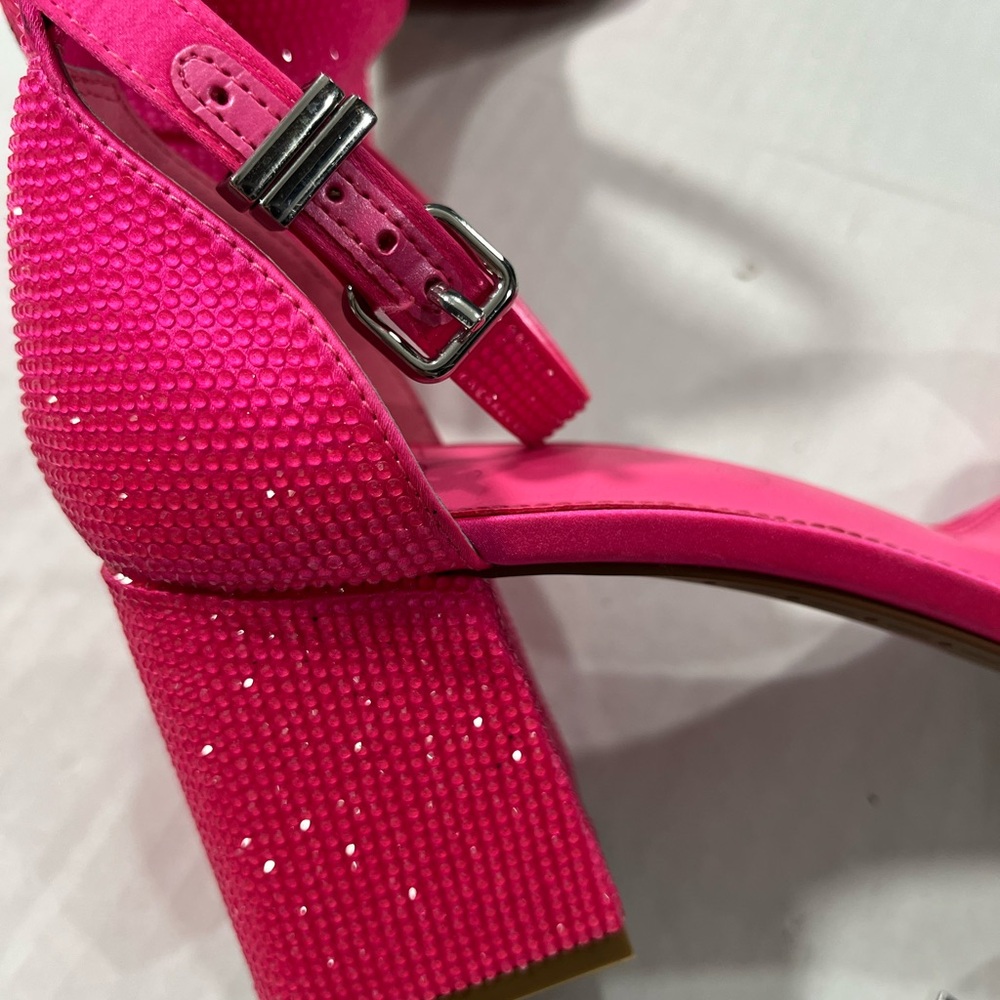 GIANNI BINI BLING OUT RHINESTONE EMBELLISHED HEEL - Picture 11 of 15